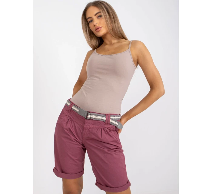 Šortky D63990Z63080Z tmavě růžové Šortky D63990Z63080Z tmavě růžové