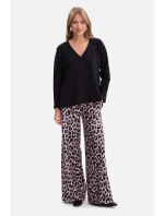 model 21379884 Pletené kalhoty s potiskem model 1 - BeWear