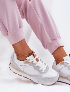 Dámské semišové boty Big Star HI-POLY SYSTEM – béžové