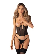 Dámský sexy korzet Euphori černý - Obsessive