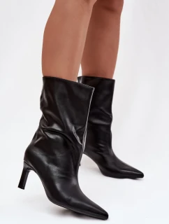 Boty na podpatku  model 221518 Step in style