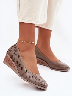 Polobotky na podpatku model 226087 Step in style