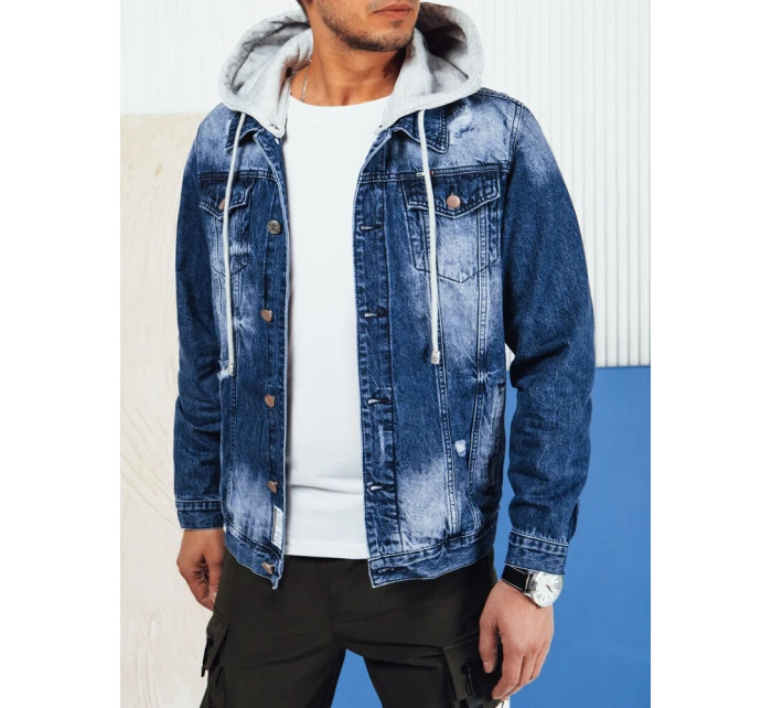 FashionStreet pánská tmavě modrá džínová bunda TX4690