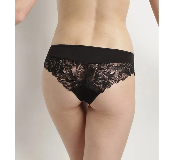 Dámské krajkové kalhotky GENEROUS model 21765095 BRIEF  černá - DIM