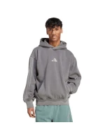 Pánská mikina adidas ALL SZN Fleece Washed Hoodie grey JL6539 pánské oblečení