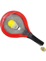 SADA 2 RAKET SHUTTLECOCK BADMINTON TENISOVÝ MÍČEK ENERO TOYS