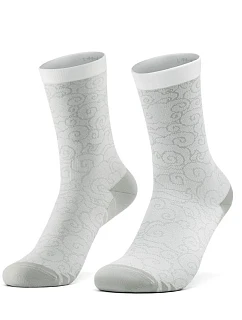 Cyklistické ponožky  ROAD TO SKY cm – bílé model 22290394 - Rockbros