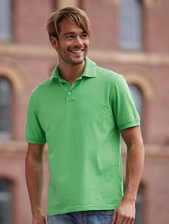 JN Pánské žerzejové elastické polo 02.0 lime green/white model 22487156 - Daiber