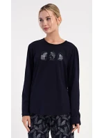 Dámské pyžamo dlouhé model 21745712 - Vienetta Dámské pyžamo dlouhé model 21745712 - Vienetta