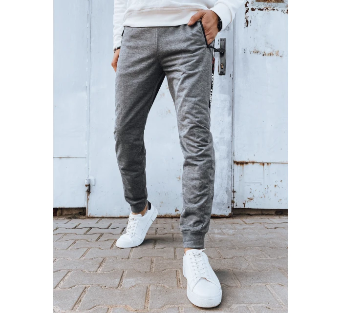 Pánské světle šedé teplákové kalhoty Dstreet model 21975783 - FashionStreet