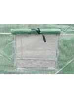 ZAHRADNÍ TUNEL 200x200x200 cm PE KONSTRUKCE ZELENÁ OCEL