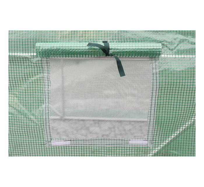 ZAHRADNÍ TUNEL 200x200x200 cm PE KONSTRUKCE ZELENÁ OCEL