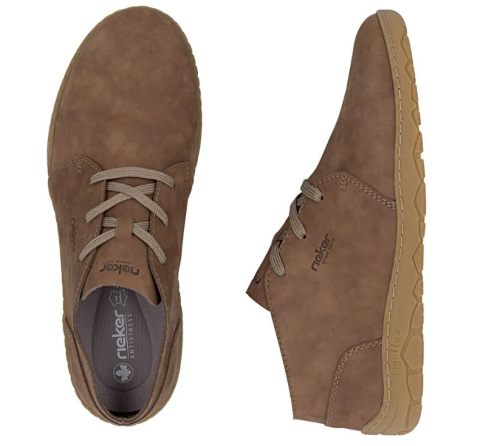 Skórzane męskie brązowe model 22034214 - Rieker