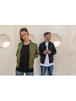 BY 044 Dámská bomber bunda model 22415699 dark olive - Build your Brand BY 044 Dámská bomber bunda model 22415699 dark olive - Build your Brand