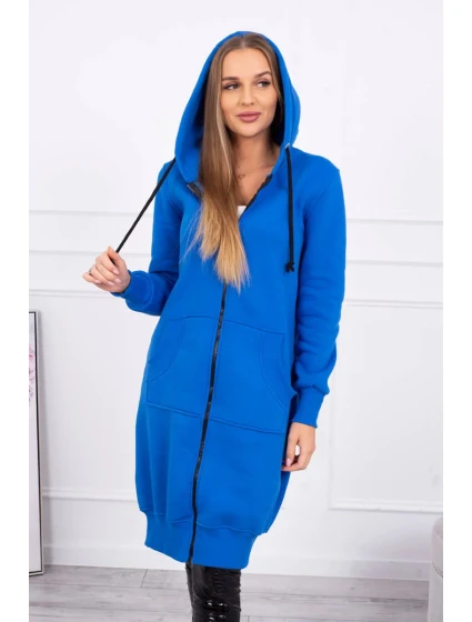 model 18747611 dlouhá mikina s kapucí - K-Fashion
