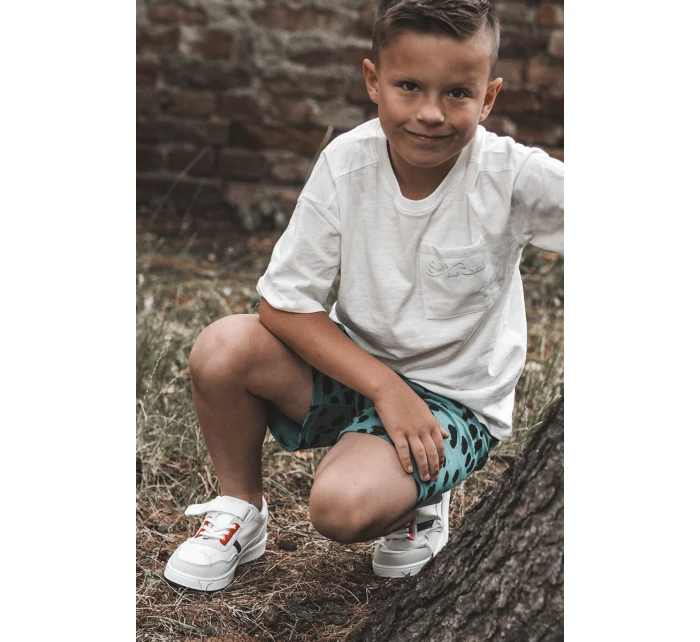 Klasické dětské sportovní boty bílé a Červené Marlin Klasické dětské sportovní boty bílé a Červené Marlin