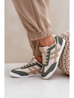 Nízké Tenisky Dámské Béžovo-Zelené Eezore Nízké Tenisky Dámské Béžovo-Zelené Eezore