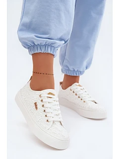 Dámské tenisky s krajkou model 22102739 Bílé - Lee Cooper