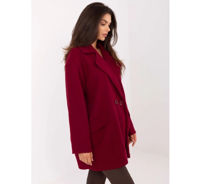 Płaszcz IT PL model 21302404 bordowy - FPrice
