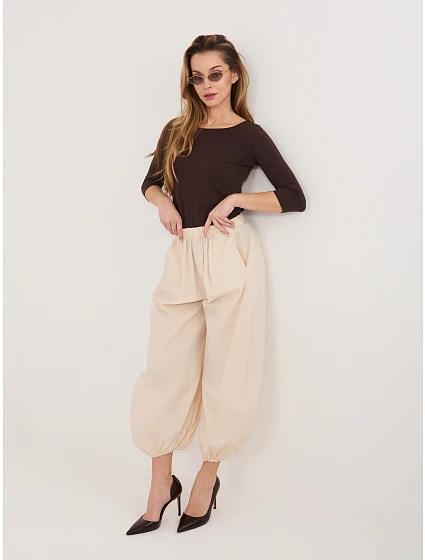 Kalhoty IT SP FL10309.70 světle béžové