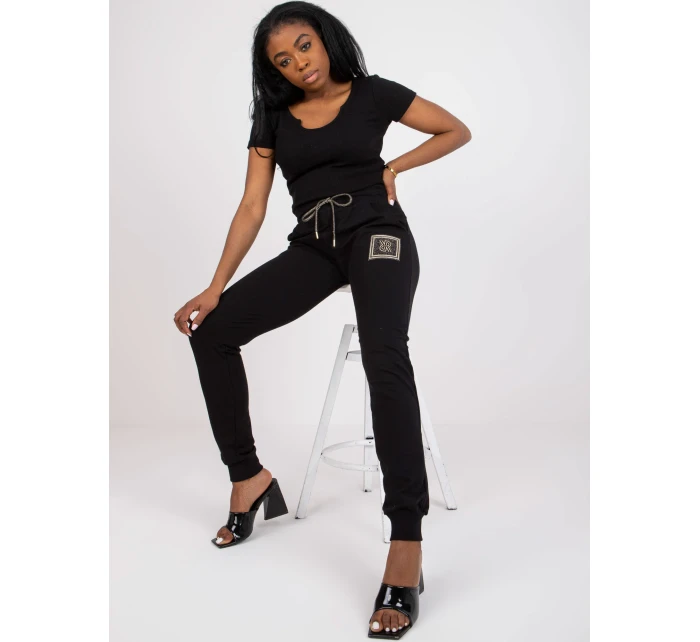 Tepláky RV DR 7284.43 černá