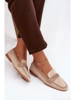Dámské mokasíny / loafersy s ozdobným detailem – béžové Evelora Dámské mokasíny / loafersy s ozdobným detailem – béžové Evelora