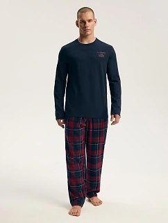 Piżama Henderson Premium 45455 Indigo dł/r M-3XL