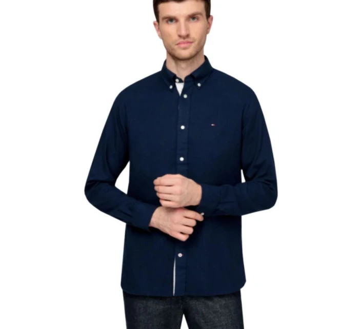 PÁNSKÁ BAVLNĚNÁ KAŠMÍROVÁ KOŠILE TOMMY HILFIGER