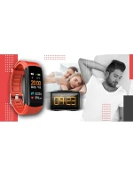 GIEWONT Smartwatch černé a červené 2 řemínky GW200-1