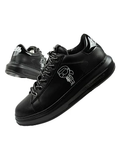 Karl Lagerfeld pánské boty Kapri tenisky přírodní kůže černé