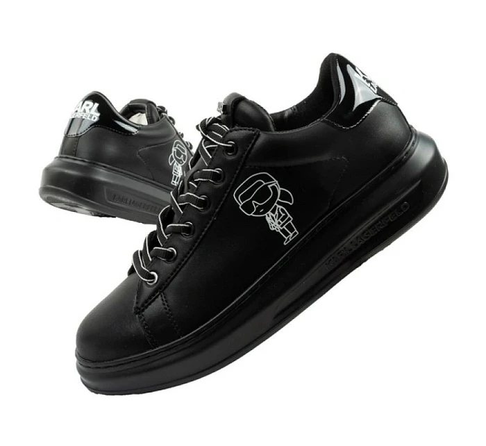 Karl Lagerfeld pánské boty Kapri tenisky přírodní kůže černé