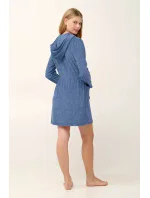 Vamp - Jednoduché šaty frottee s krátkými rukávy 20908 - Vamp