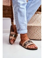 Nazouváky Na Korkové Podrážce Se Zirkony Béžové Be model 21536465 - EVENTO