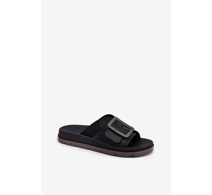 Dámské Pantofle S Přezkou Černé model 21695857 - Zaxy Dámské Pantofle S Přezkou Černé model 21695857 - Zaxy