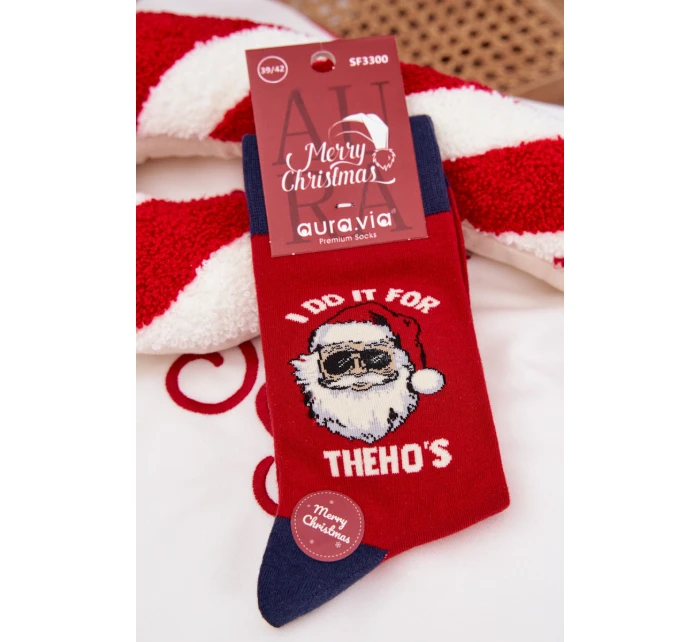 Pánské Vánoční ponožky Santa Claus v model 21786713 - Aura.via