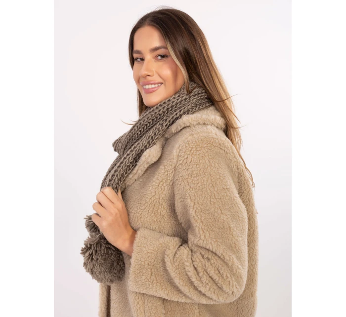 Szalik AT SZ S model 21488744 ciemny bezowy - FPrice