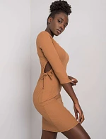 Šaty LK SK 508687.17P světle hnědá