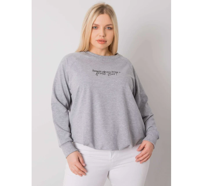 Mikina RV BL 7162.12P šedá