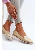Dámské ploché mokasíny Gold model 21223618 - Kesi