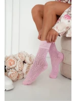 Dámské azurové ponožky CC – růžové Dámské azurové ponožky CC – růžové