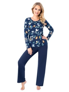 Dámské pyžamo model 21774174 dlouhé - Donna