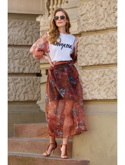 Sukně dlouhá model 145582 Makadamia Sukně dlouhá model 145582 Makadamia