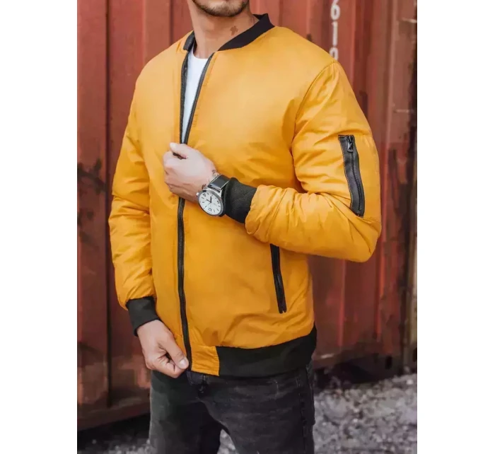 FashionStreet pánská velbloudí bunda bomber TX3825