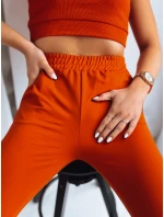 Dámské kalhoty MY HONEY orange FashionStreet UY1417 Dámské kalhoty MY HONEY orange FashionStreet UY1417