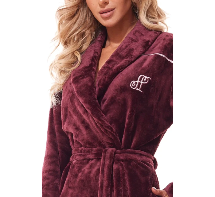 Dlouhý dámský župan model 18966478 Lux S2XL - L&L