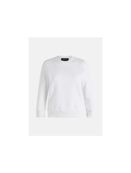 Mikina Peak Performance W Original Small Logo Crew bílá