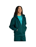 Pánská mikina adidas ALL SZN Fleece Full-Zip zelená JX5101 pánská