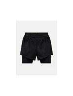Dámské šortky PEAK PERFORMANCE W Discover 2-In-1 Shorts, černé Dámské šortky PEAK PERFORMANCE W Discover 2-In-1 Shorts, černé