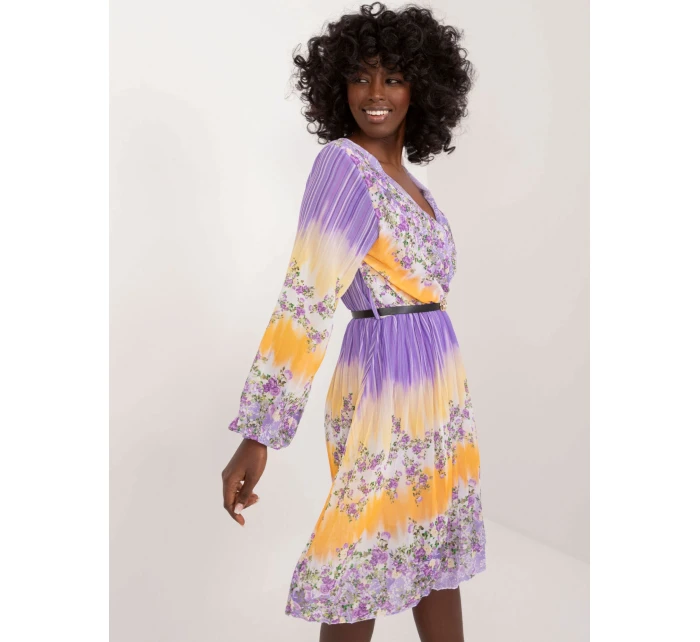 Sukienka DHJ SK  jasny fioletowy model 20105182 - FPrice