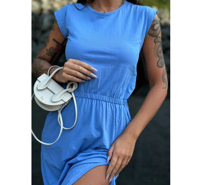 Sukienka TW SK model 18799179 niebieski - FPrice Sukienka TW SK model 18799179 niebieski - FPrice